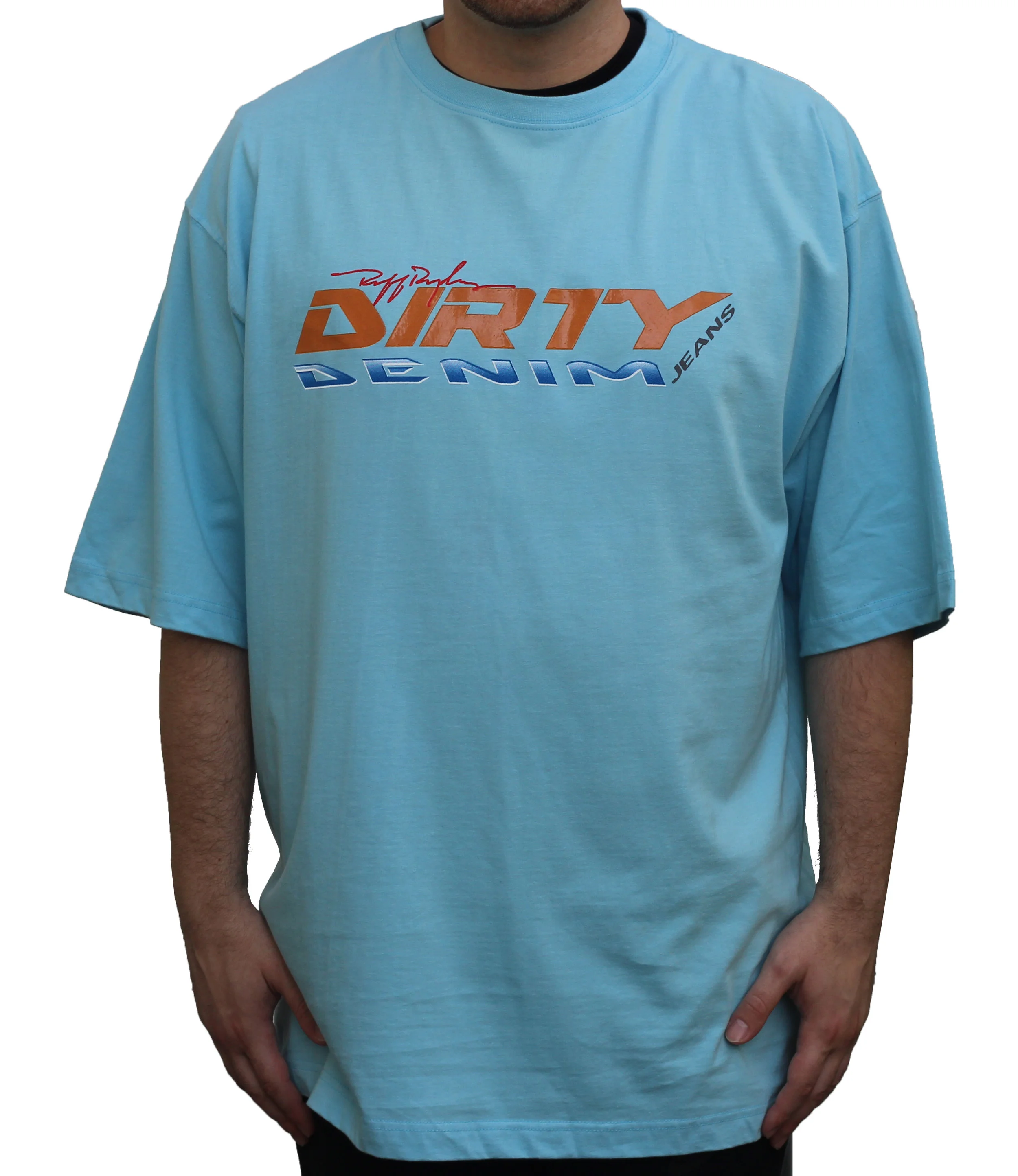 RUFF RYDERS DIRTY DENIM 総柄 シャツ　XL(LL) Vintage DMX Ruff Ryders Dirty Denim Black Long sleeve T-shirt